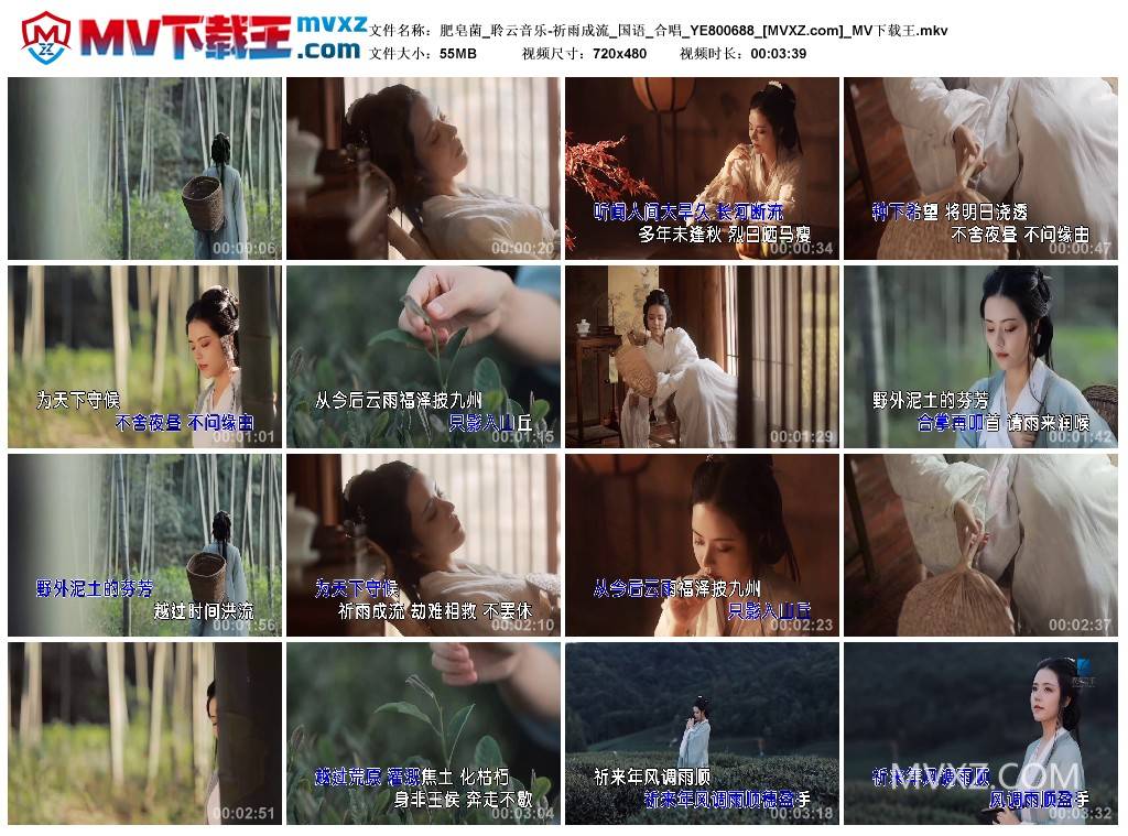 肥皂菌_聆云音乐-祈雨成流_国语_合唱_YE800688